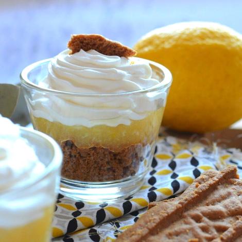 Les verrines au lemon curd et Spéculoos